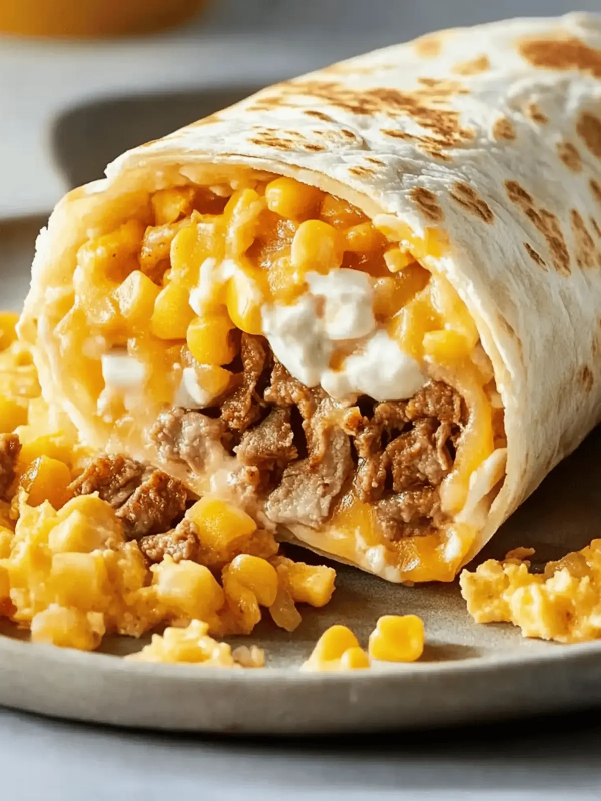 Taco Bell Beefy Melt Burrito