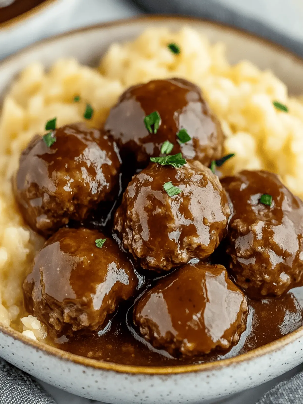 Savory Salisbury Steak Meatballs: Comfort Food Simplified