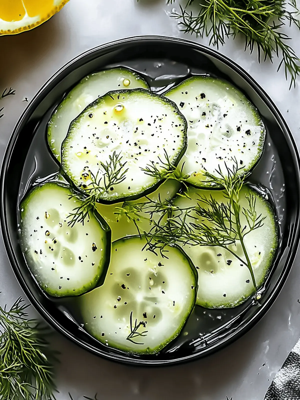 Garlic Dill Cucumbers