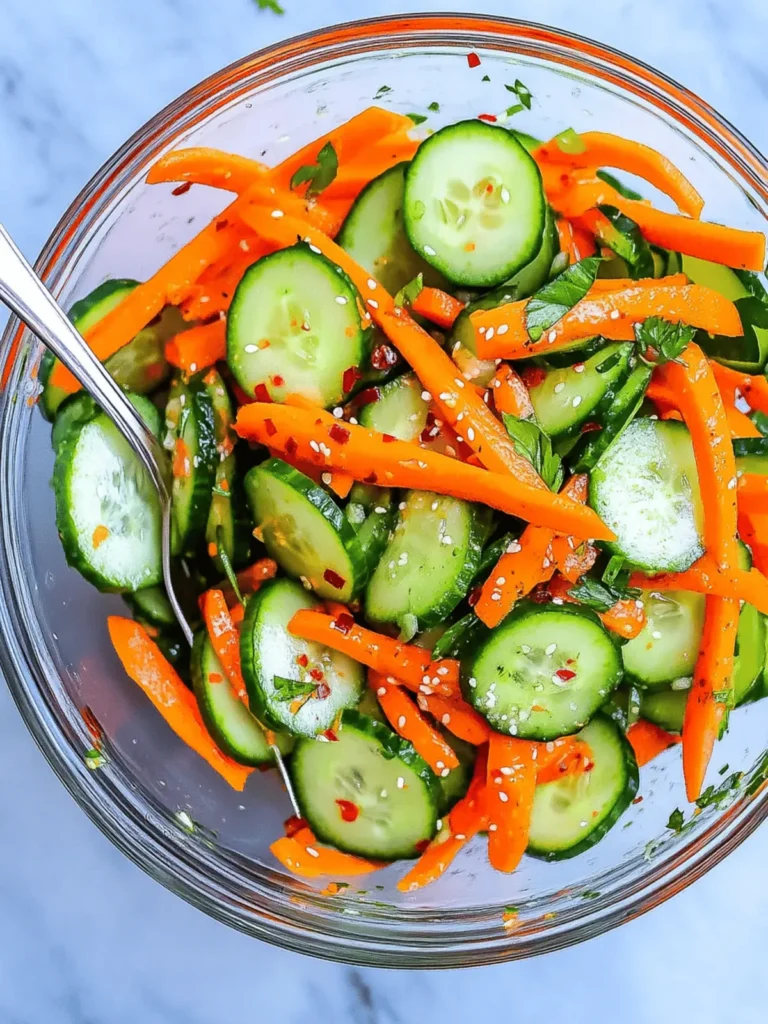 Carrot and Cucumber Salad