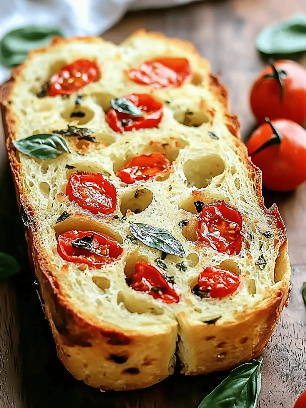 Savory Caprese Bread