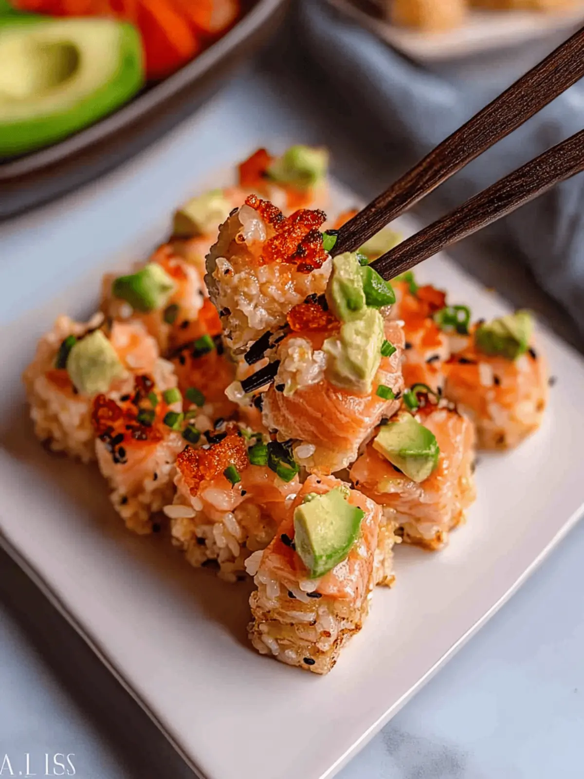 Salmon Crispy Rice