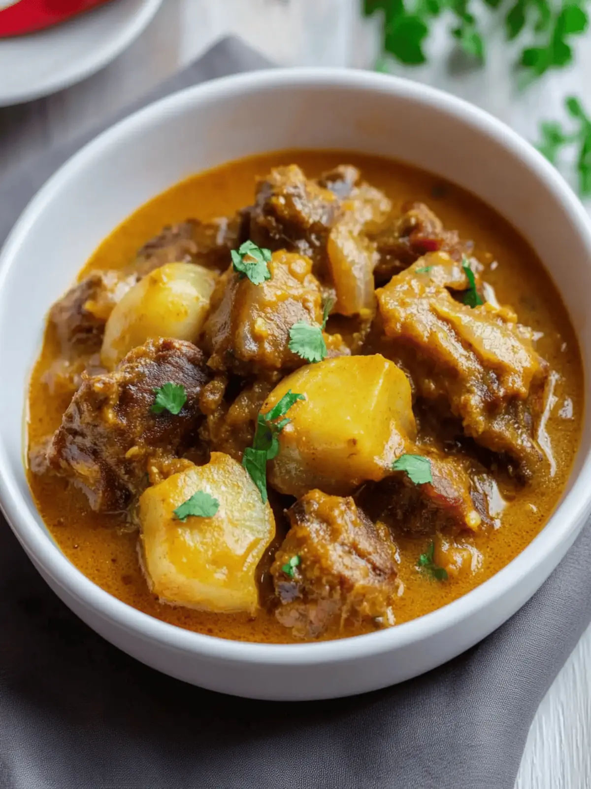 Savory Curry Oxtails