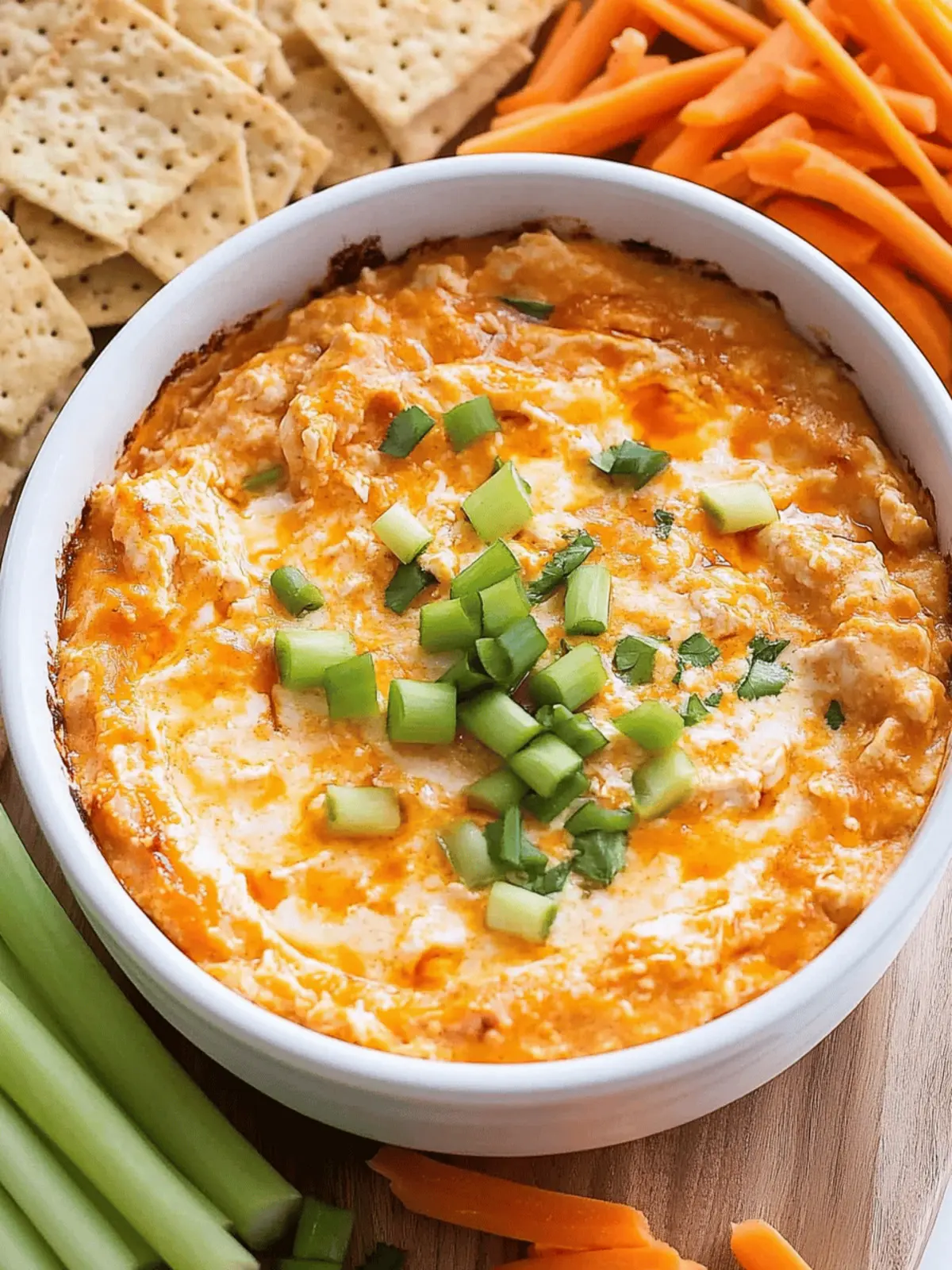 Healthy Buffalo Chicken Dip That's Packed with Flavor and Protein