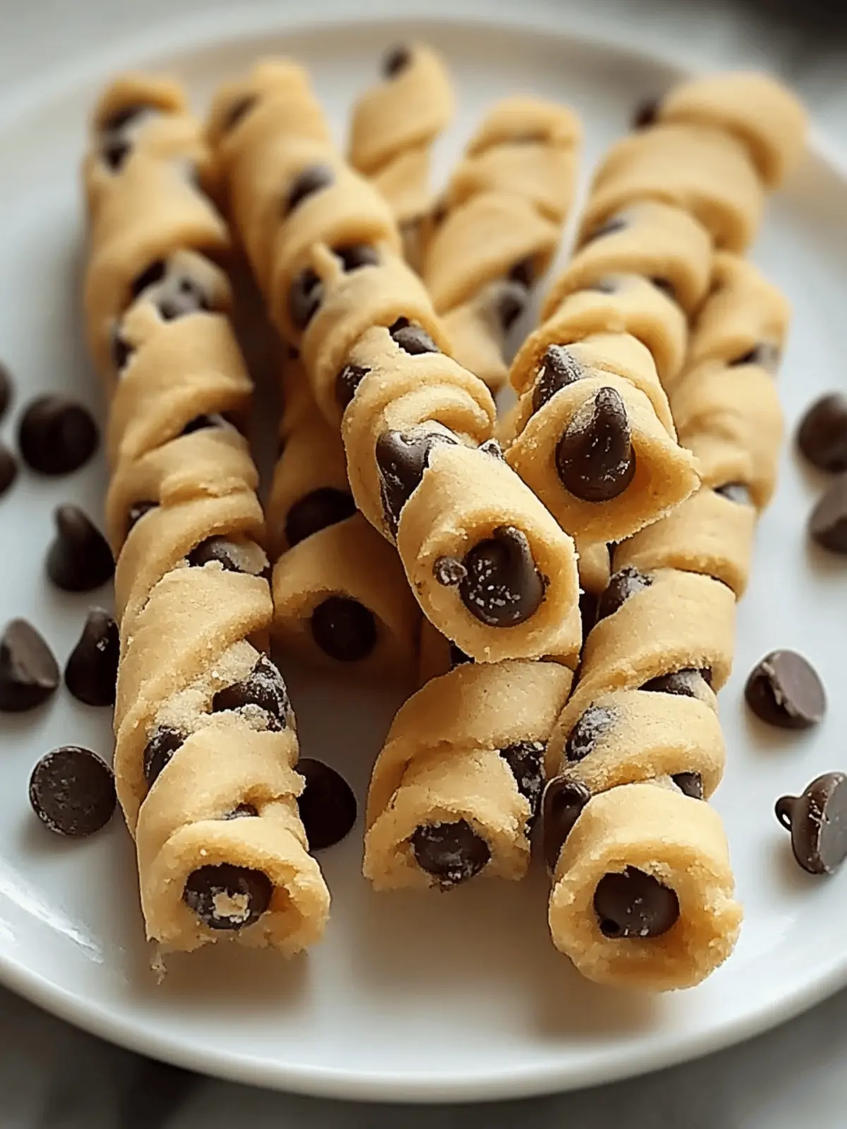 Chocolate Chip Cookie Dough Twists That'll Wow Your Family