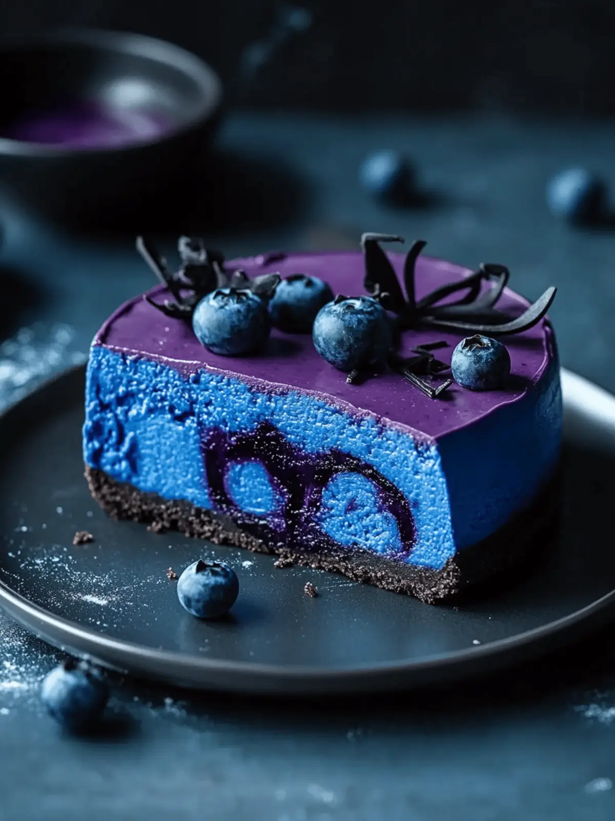 Ravenclaw Midnight Blueberry Cheesecake