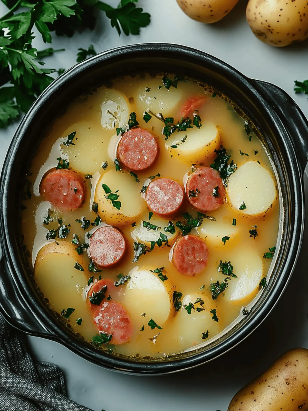 Soul-Warming Kielbasa Potato Soup for Cozy Nights