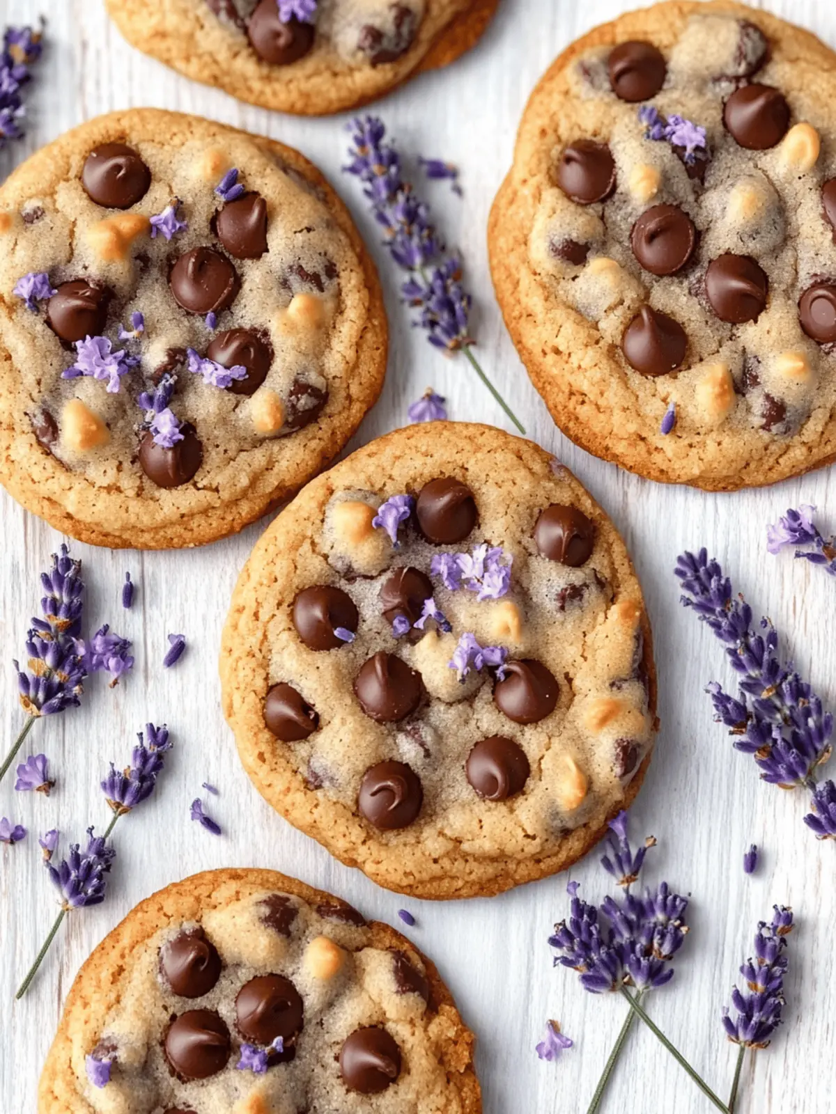 Lavender Chocolate Chip Cookies that Wow with Unique Flavor