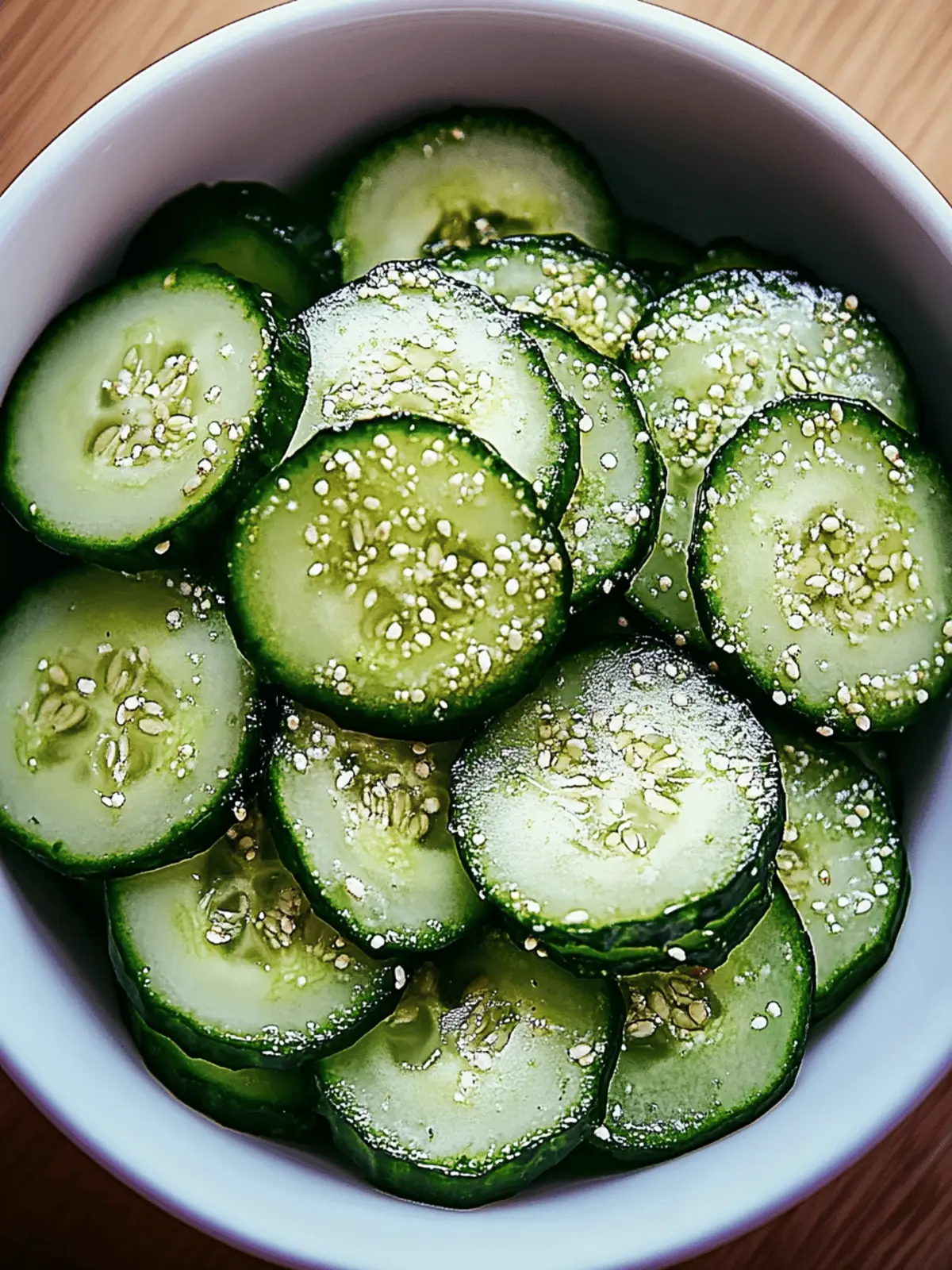 Cucumbers with a BANG for an Irresistibly Fresh Summer Bite