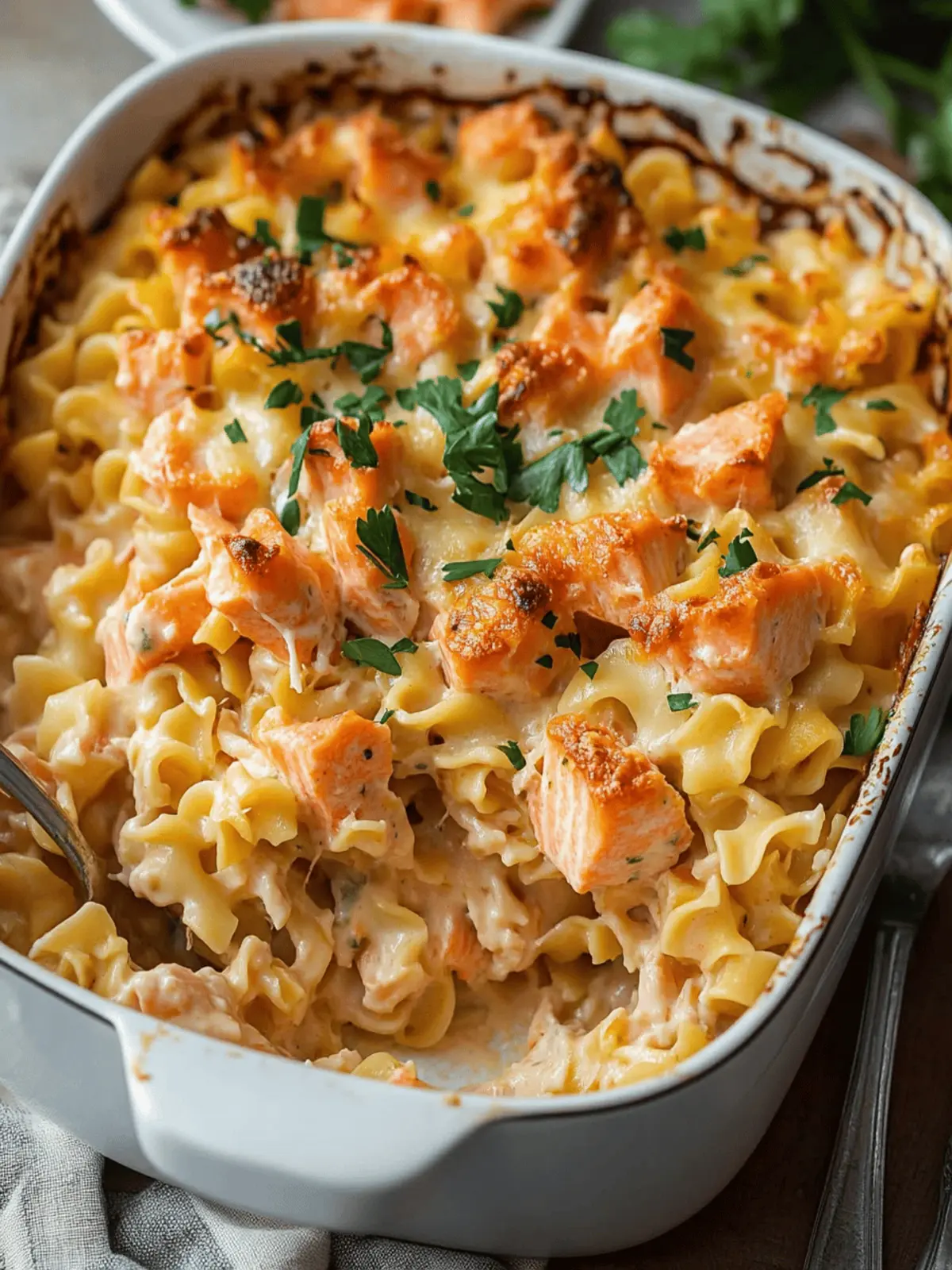 Salmon Noodle Casserole