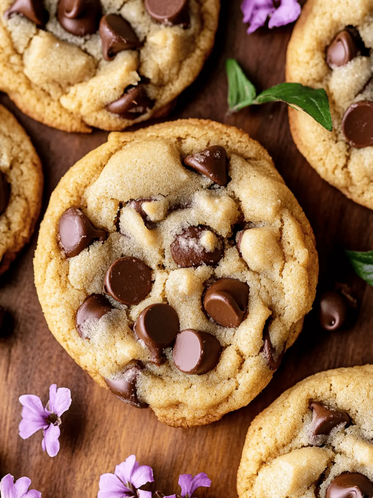 Chewy Butter Chocolate Chip Cookies with a Gourmet Twist