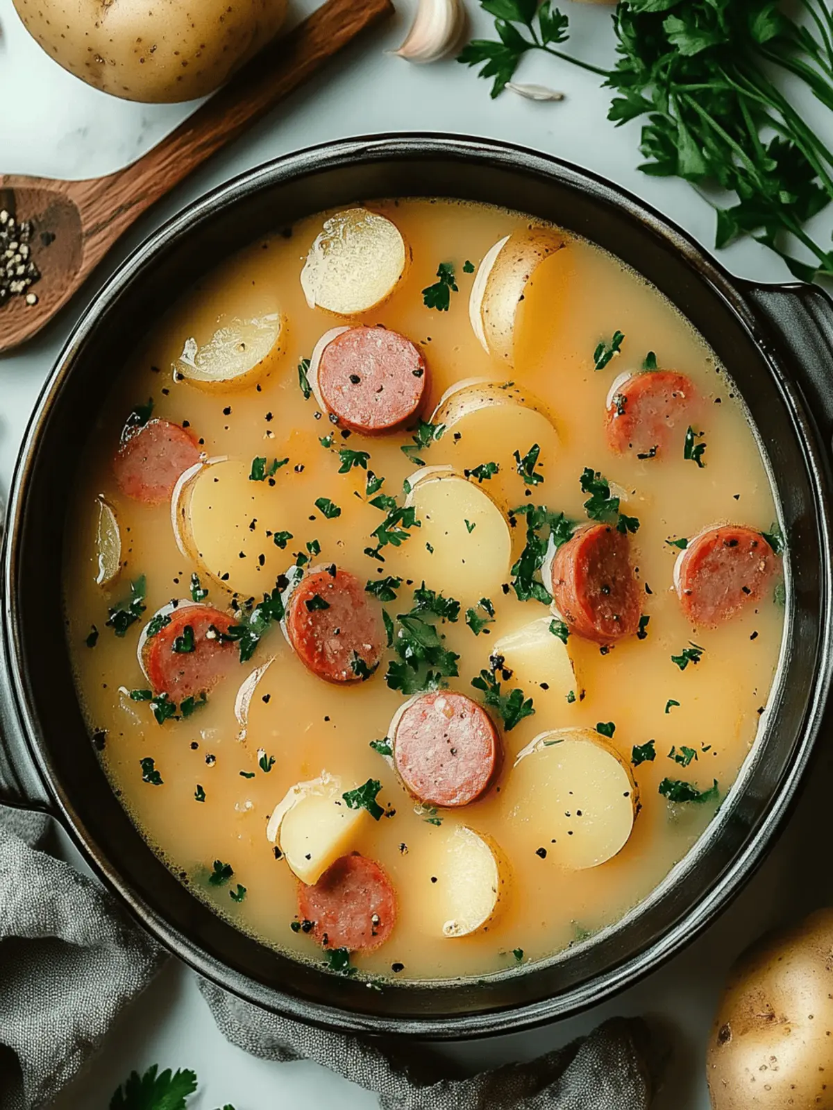Soul-Warming Kielbasa Potato Soup for Cozy Nights