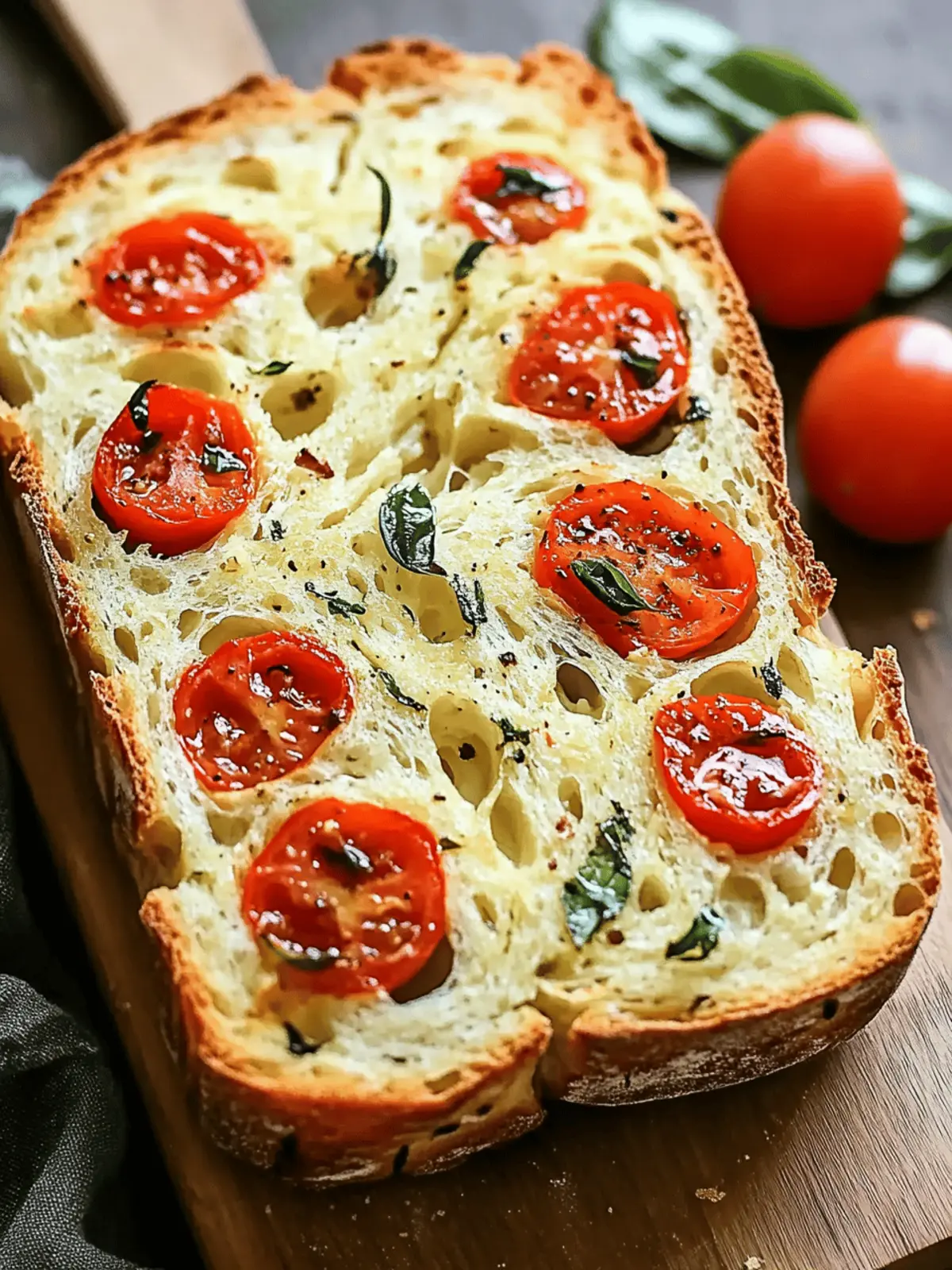 Savory Caprese Bread