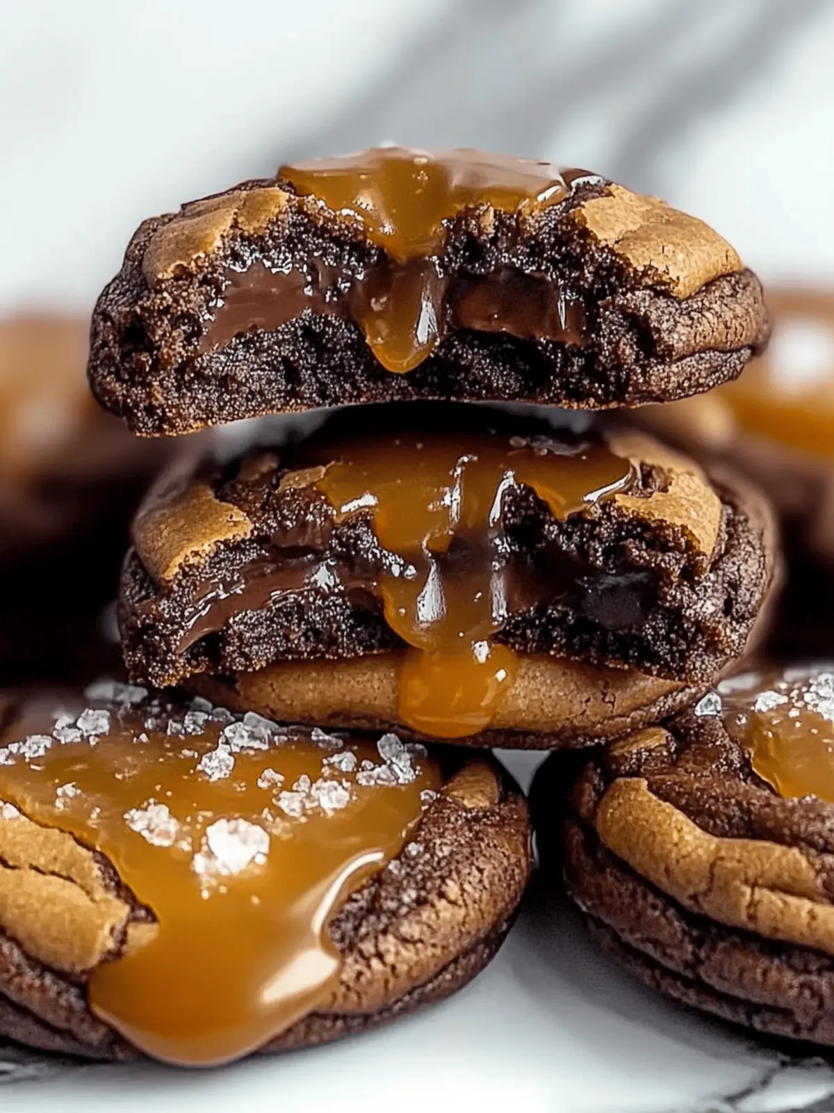 Delicious Salted Caramel Chocolate Cookies You’ll Crave!