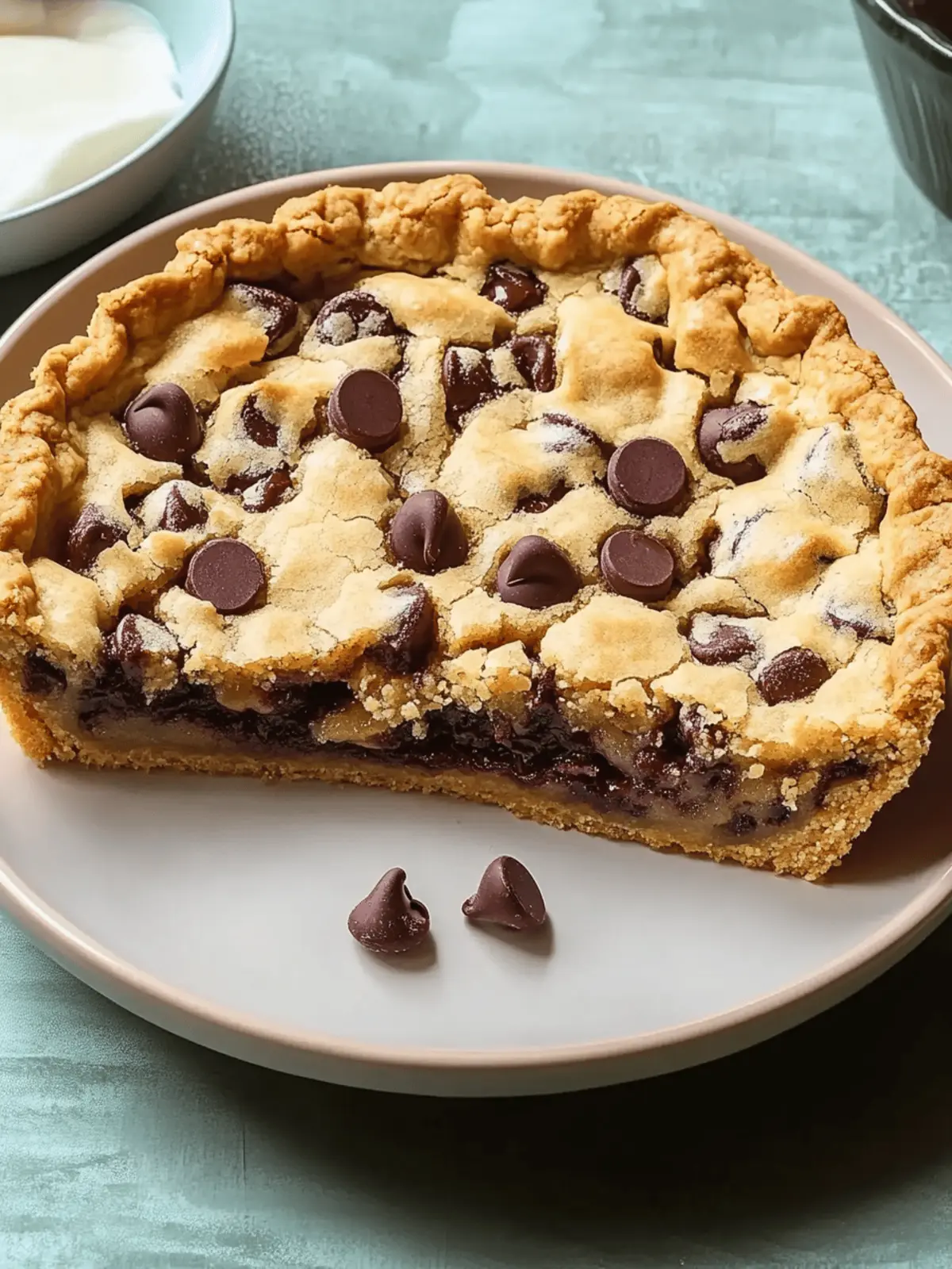 Chocolate Chip Cookie Pie