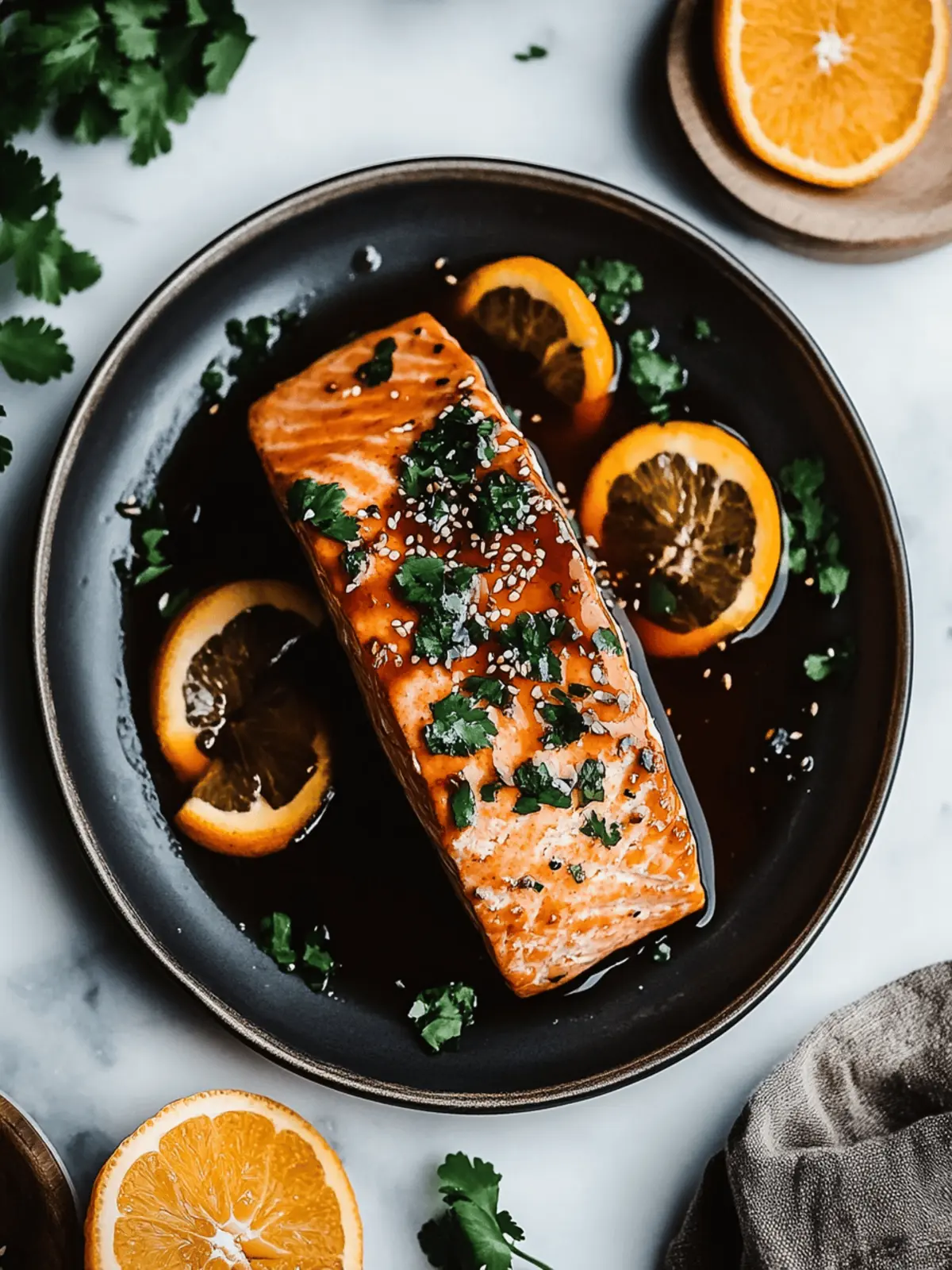Orange Glazed Salmon