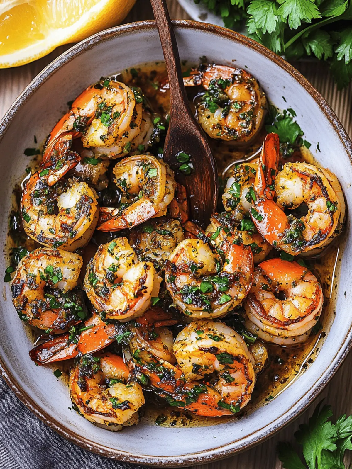 Savor the Flavor: Pan Seared Chimichurri Shrimp Delight