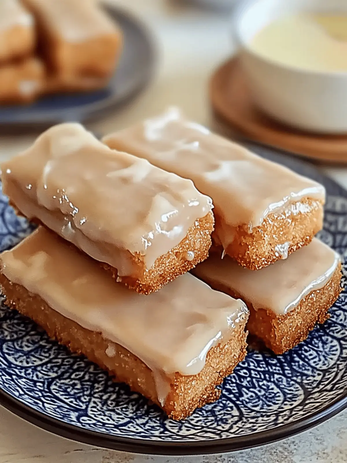 Maple Donut Bars
