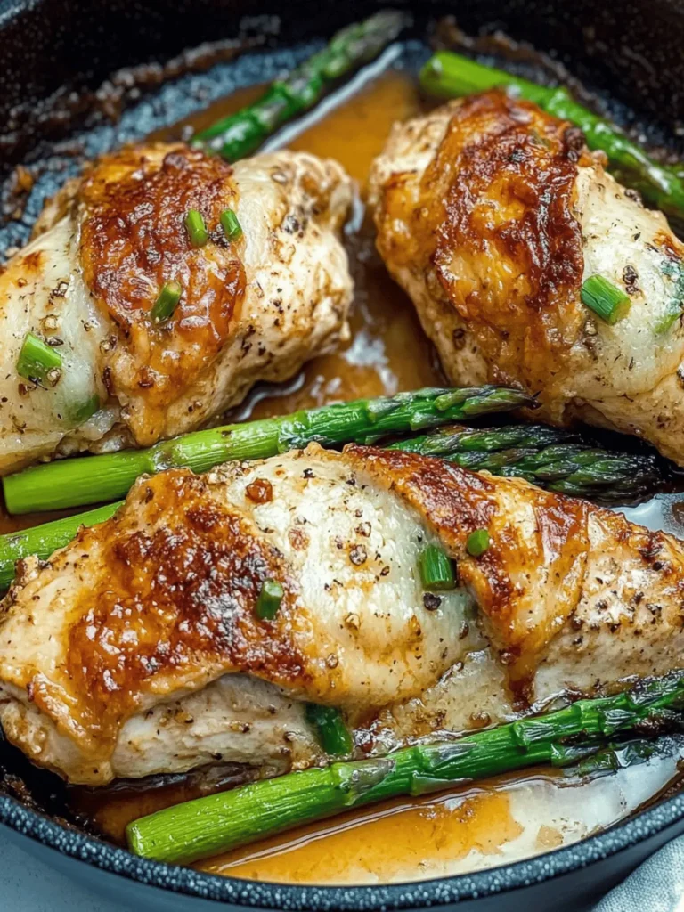 Asparagus Stuffed Chicken Breast