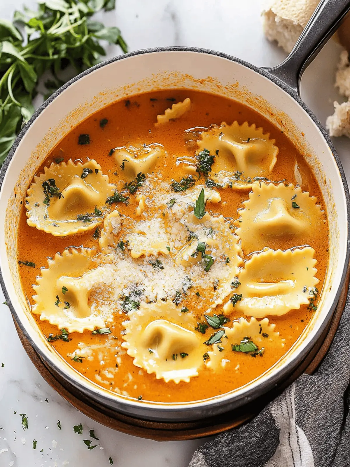 Cozy Ravioli Soup That Warms the Heart in 30 Minutes