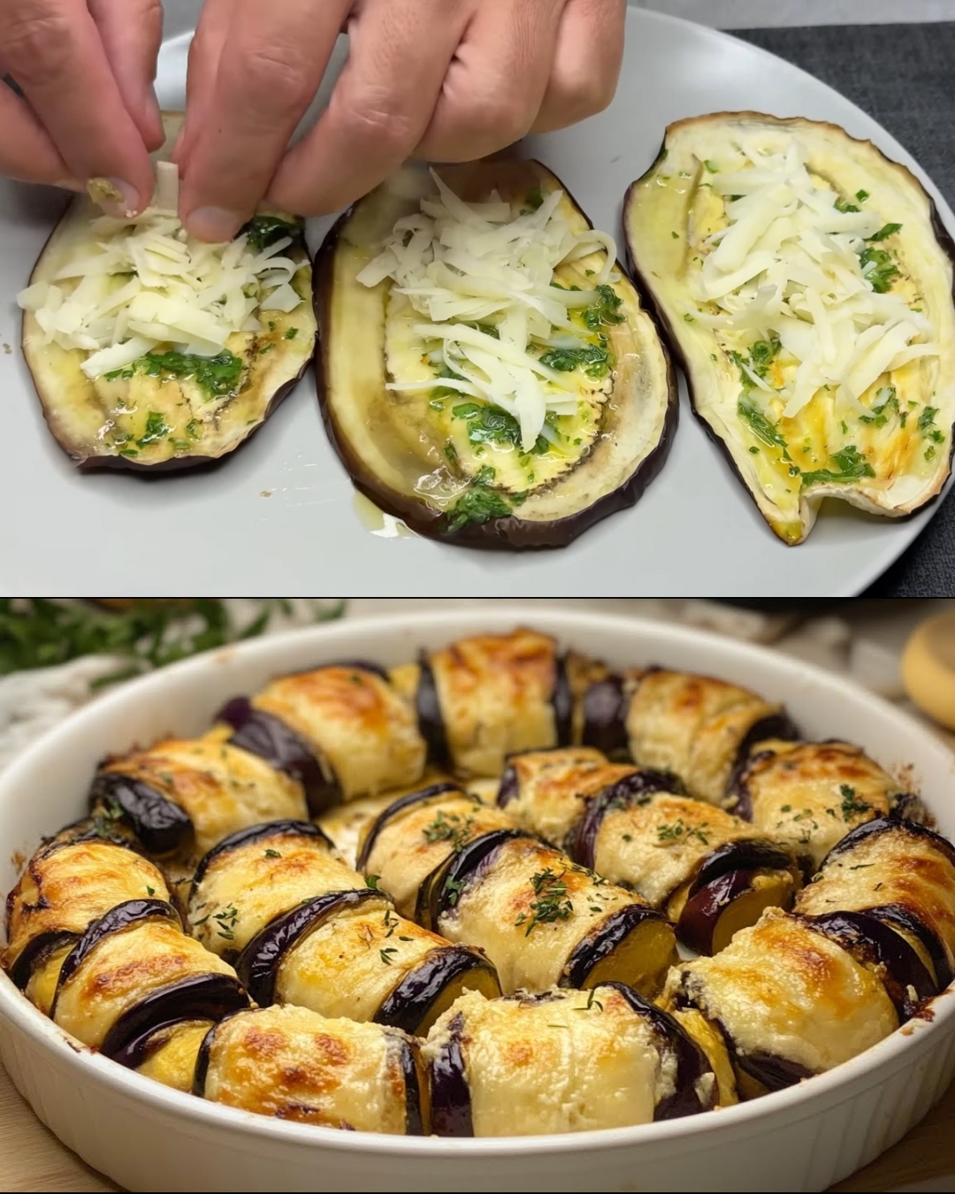 Garlic Eggplant Rollatini – Cheesy Baked Comfort