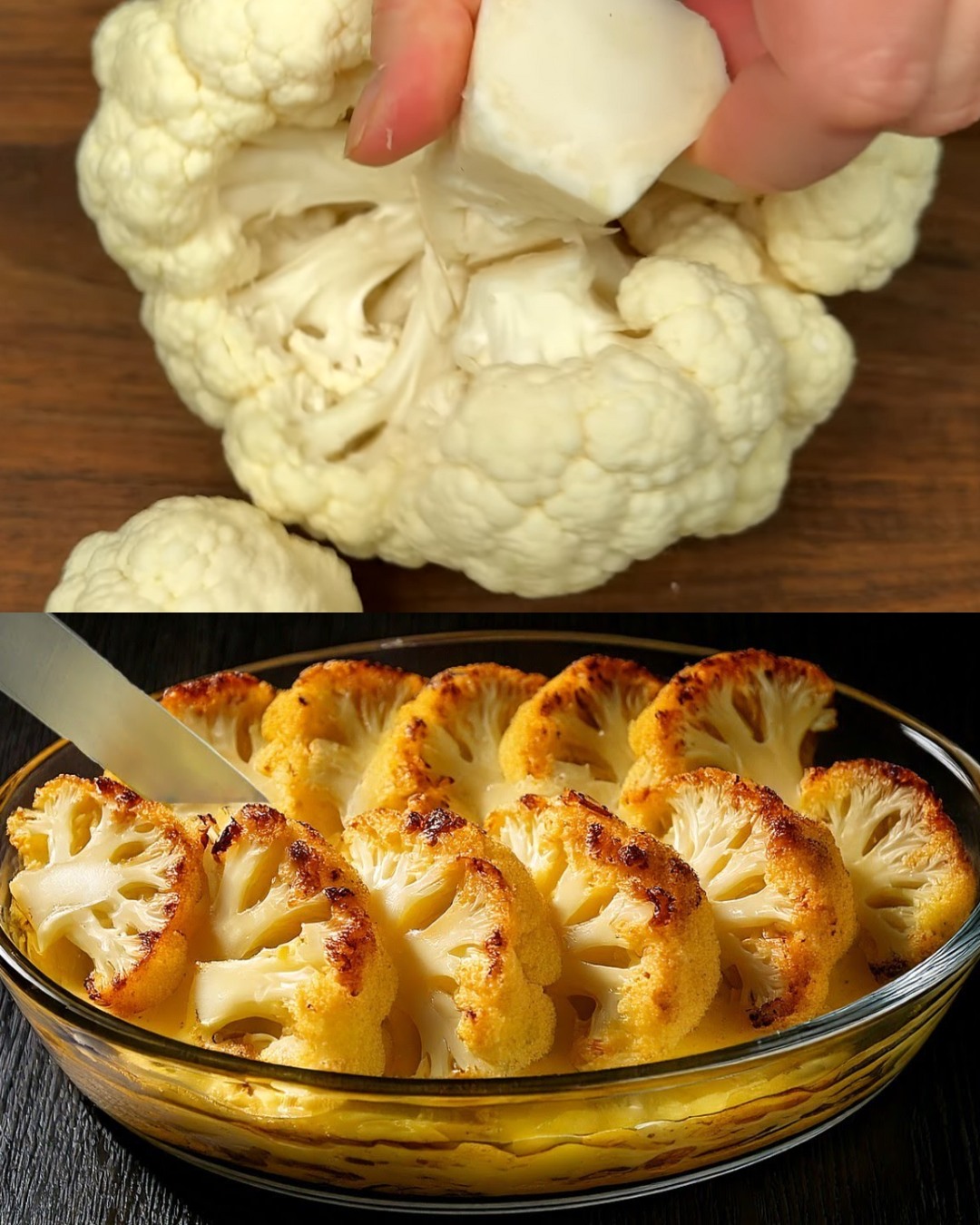 Cheesy Vegetable Bake with Cauliflower, Sweet Potato, and Zucchini
