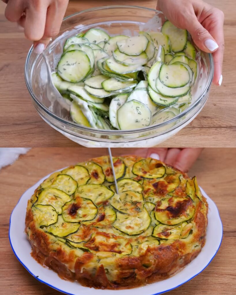 Creamy Zucchini Parmesan Bake