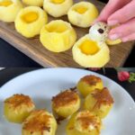 Baked Vegetable Casserole with Quail Eggs and Cheese
