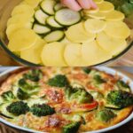 Cheesy Broccoli Zucchini Casserole