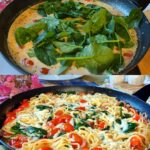 Creamy Tomato and Spinach Pasta