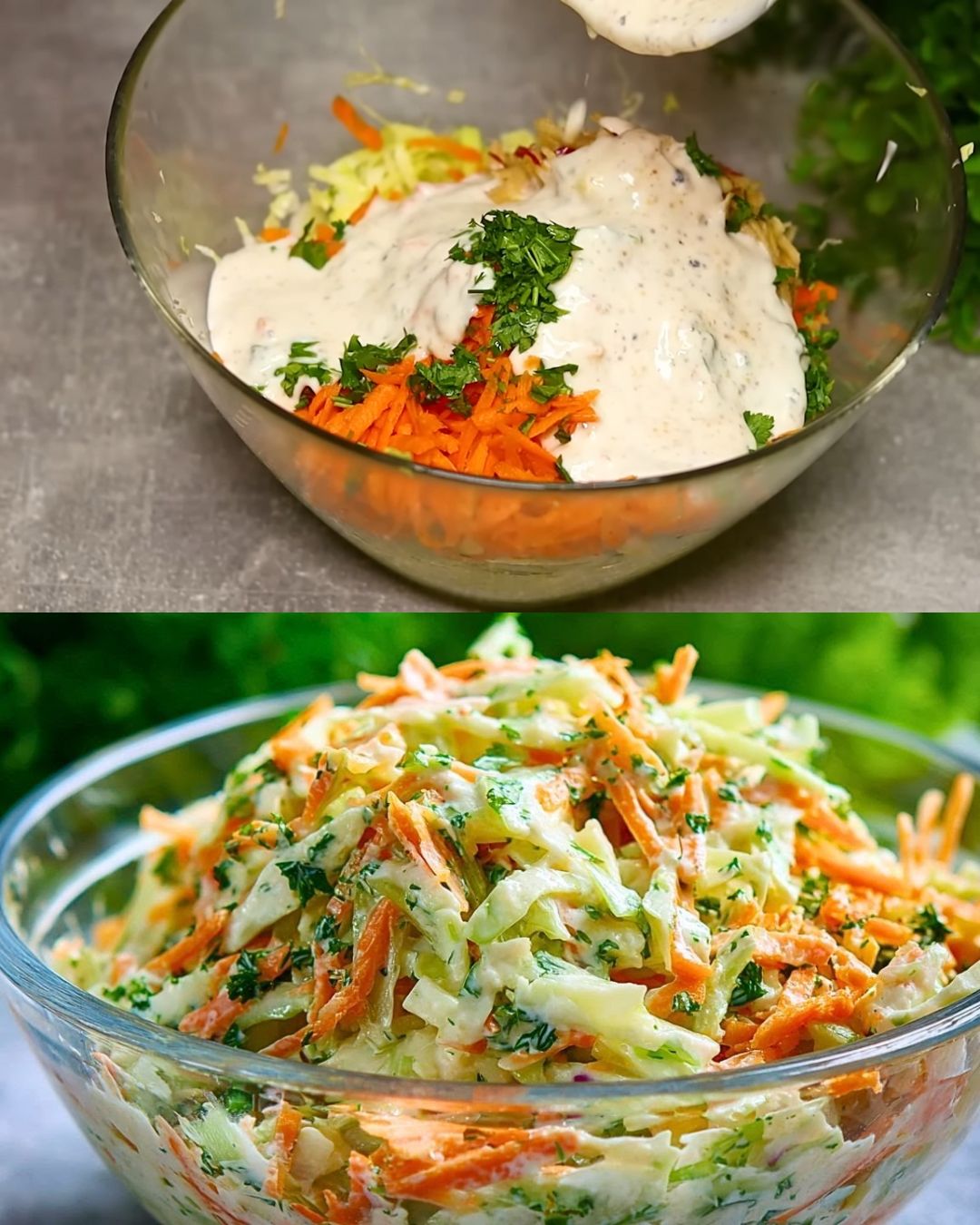 Crunchy Pointed Cabbage Salad with Yogurt-Mustard Dressing
