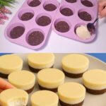Chocolate Coconut Semolina Cake with White Chocolate Topping