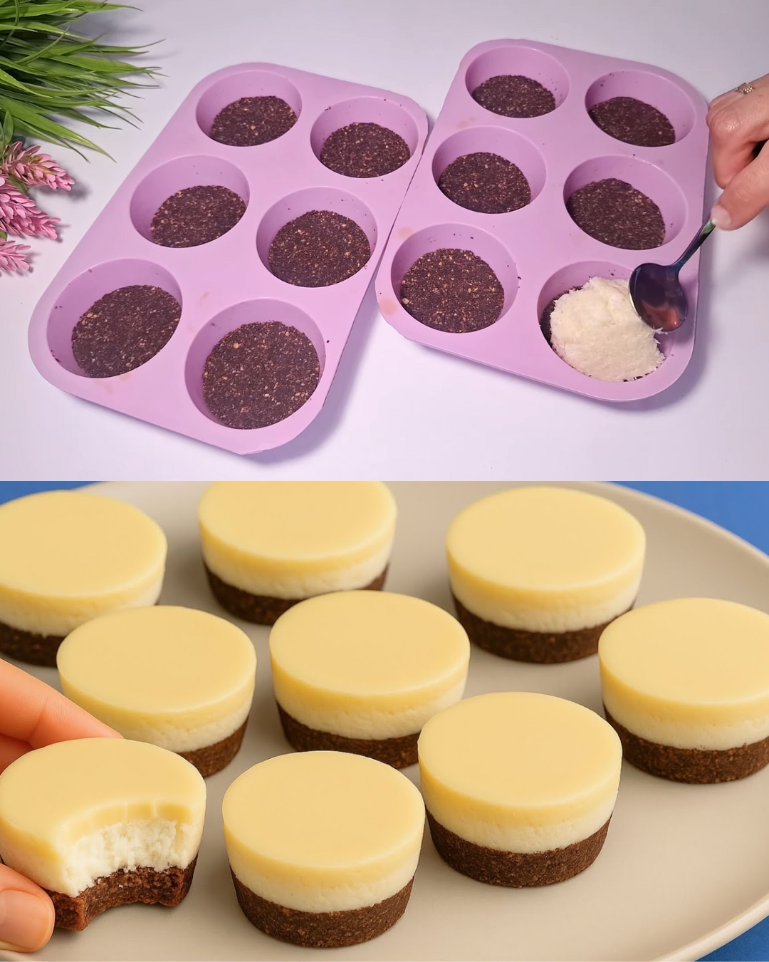 Chocolate Coconut Semolina Cake with White Chocolate Topping