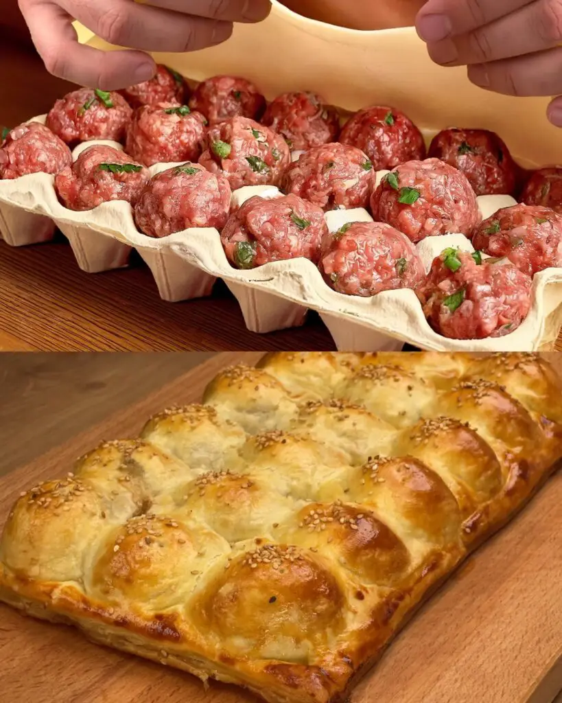 Puff Pastry Meat and Cheese Pockets