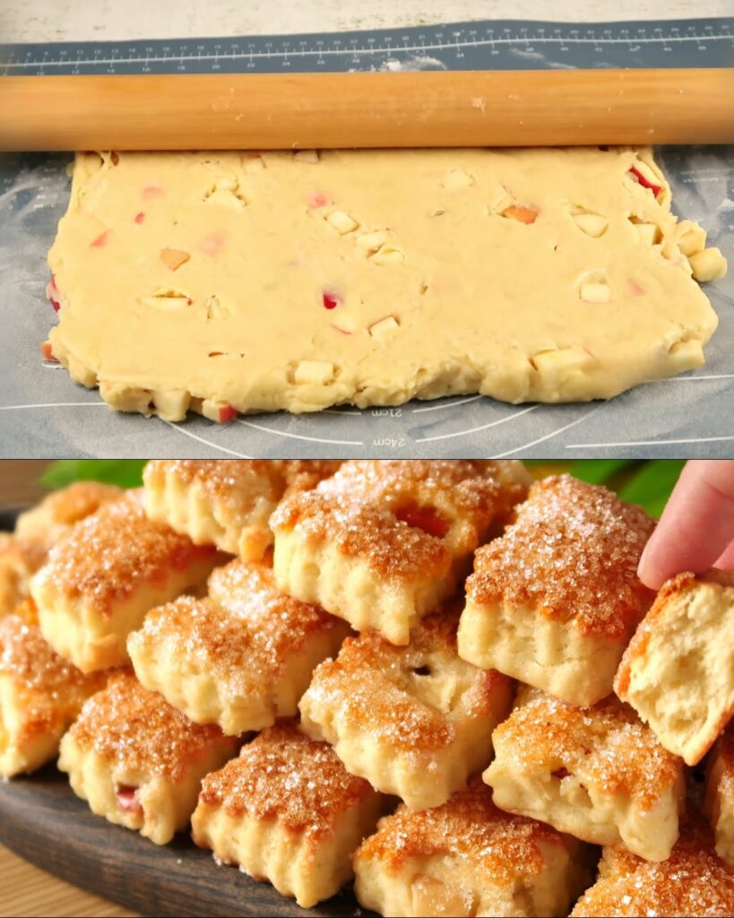 Simple and Delicious Cookies with Apple Pieces