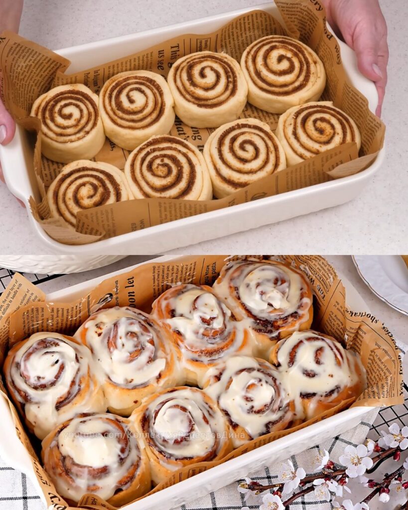 Cinnamon Rolls with Cream Cheese Glaze