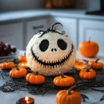 Skellington Cheese Ball Appetizer