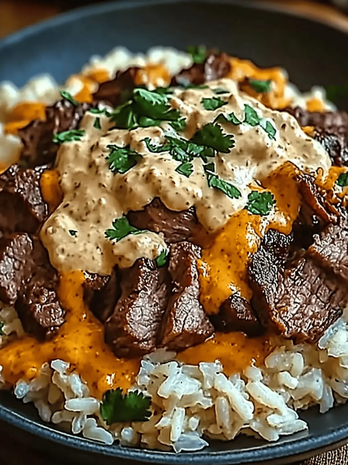 Steak & Queso Rice