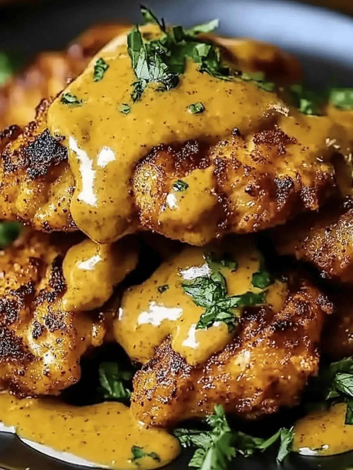 Crispy Pretzel Chicken with Velvety Mustard-Cheddar Sauce 2 Pretzel Chicken