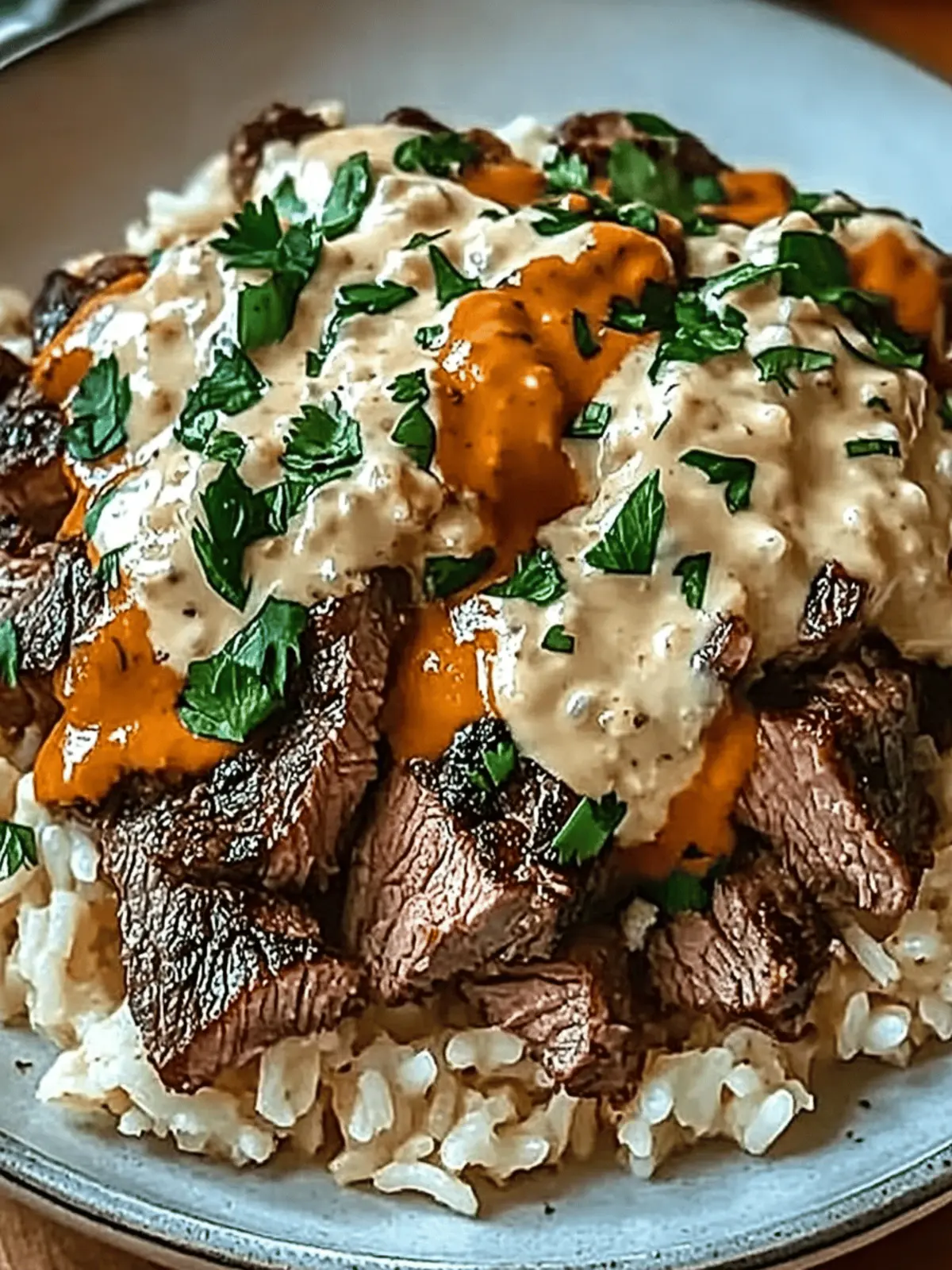 Steak & Queso Rice