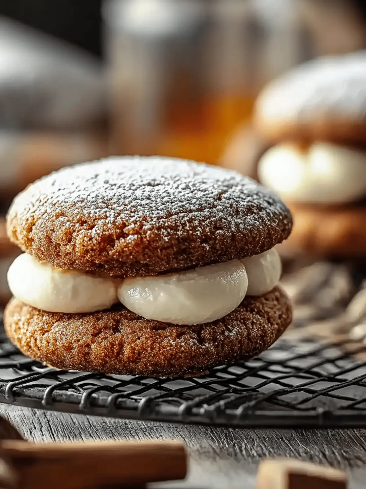 Apple Cider Whoopie Pie Cookies