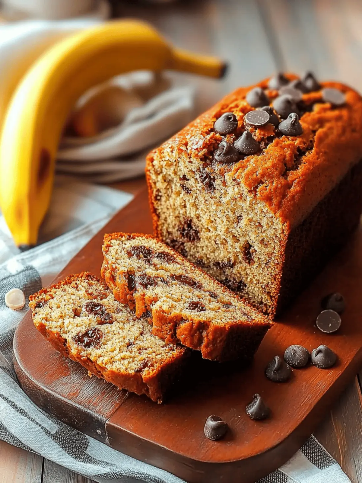 Choco Chip Banana Bread