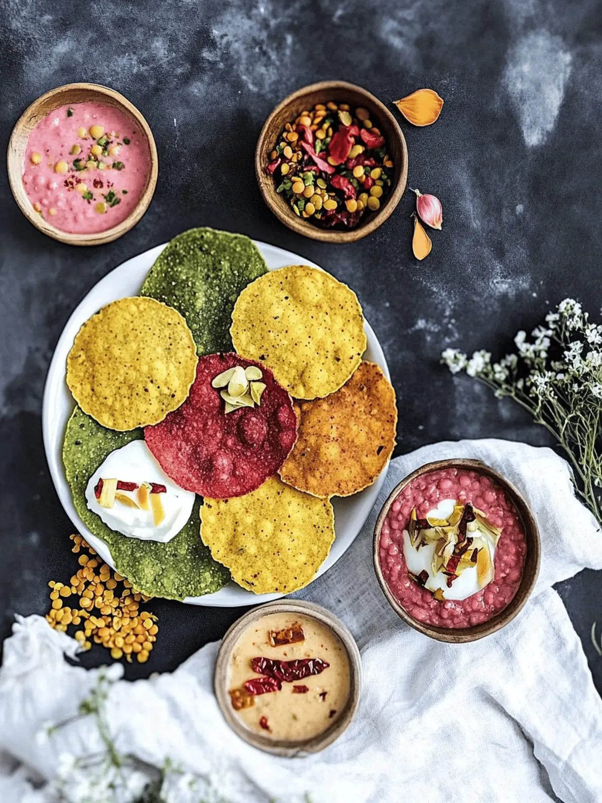 Lentil Chilla Crisps