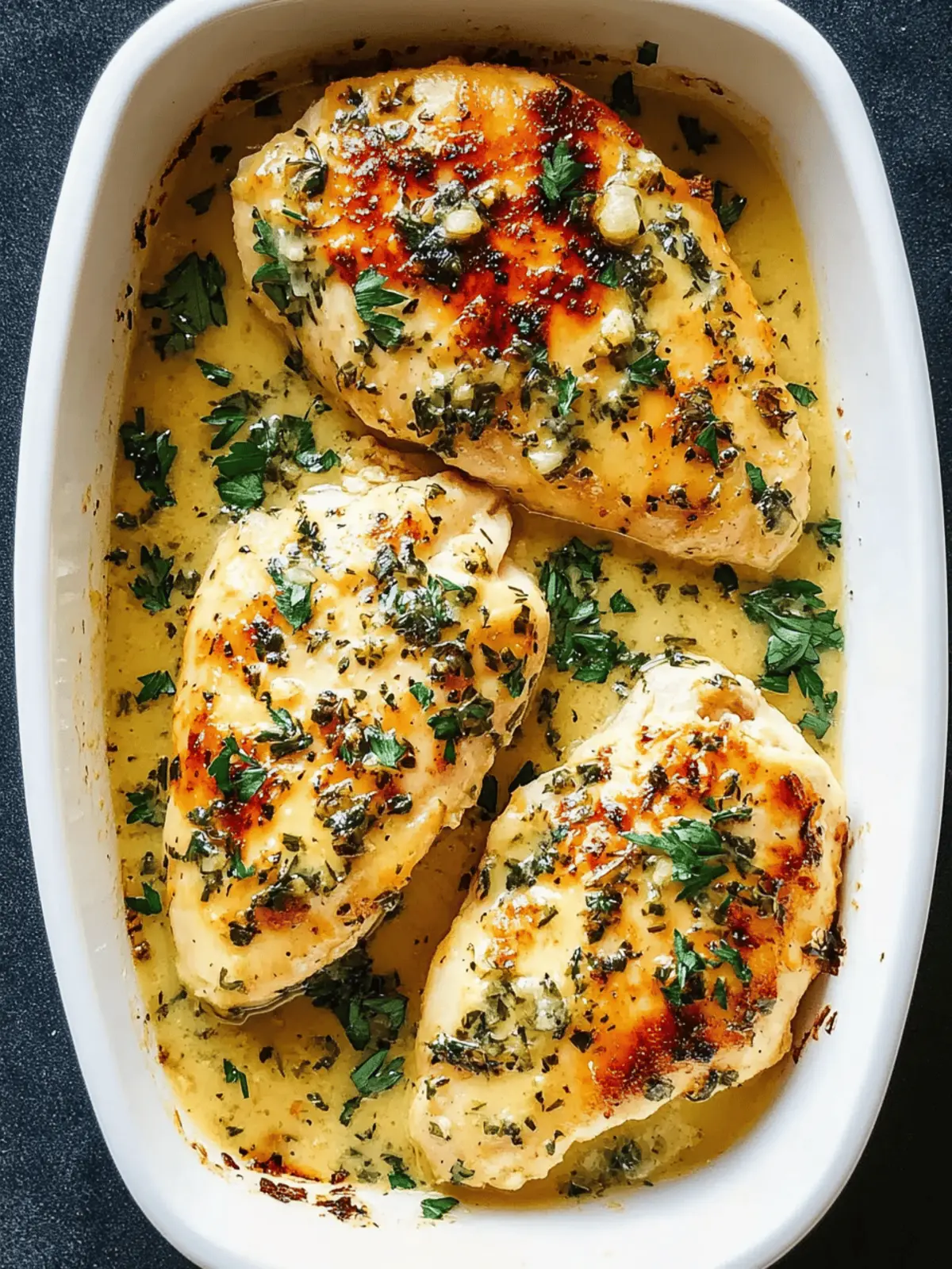 Garlic Butter Baked Chicken Breast
