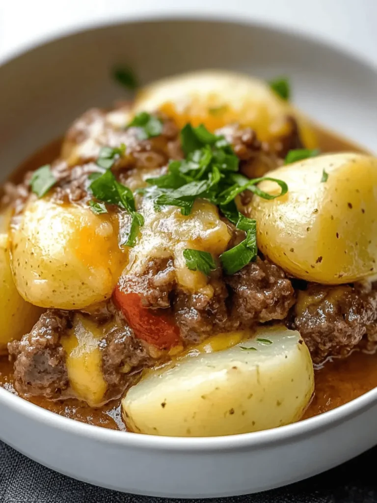 Crockpot Hamburger Potato