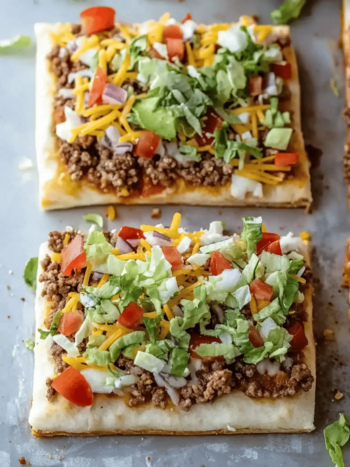 Crescent Roll Taco Pizza