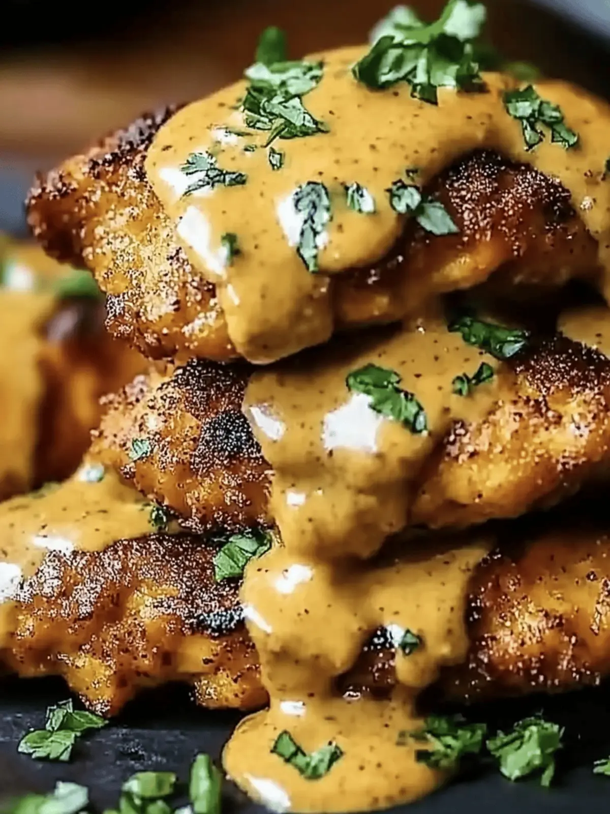 Crispy Pretzel Chicken with Velvety Mustard-Cheddar Sauce 3 Pretzel Chicken