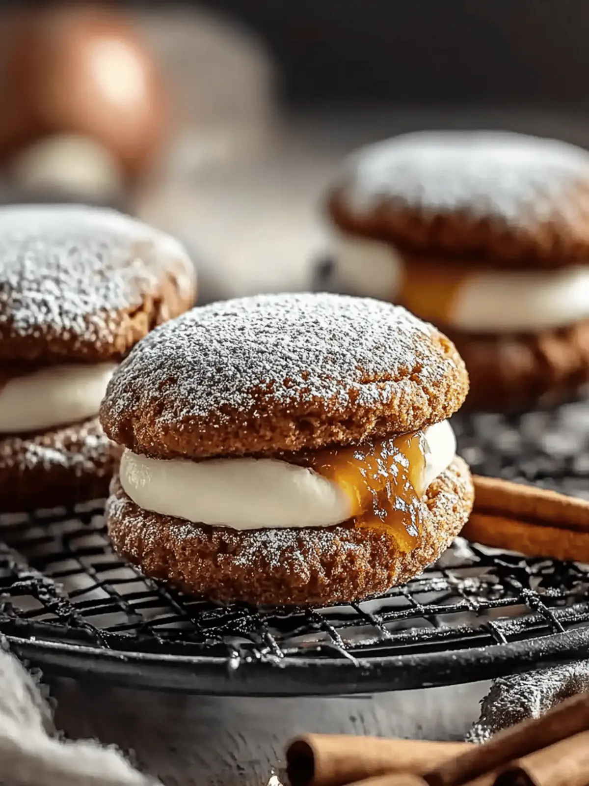 Apple Cider Whoopie Pie Cookies