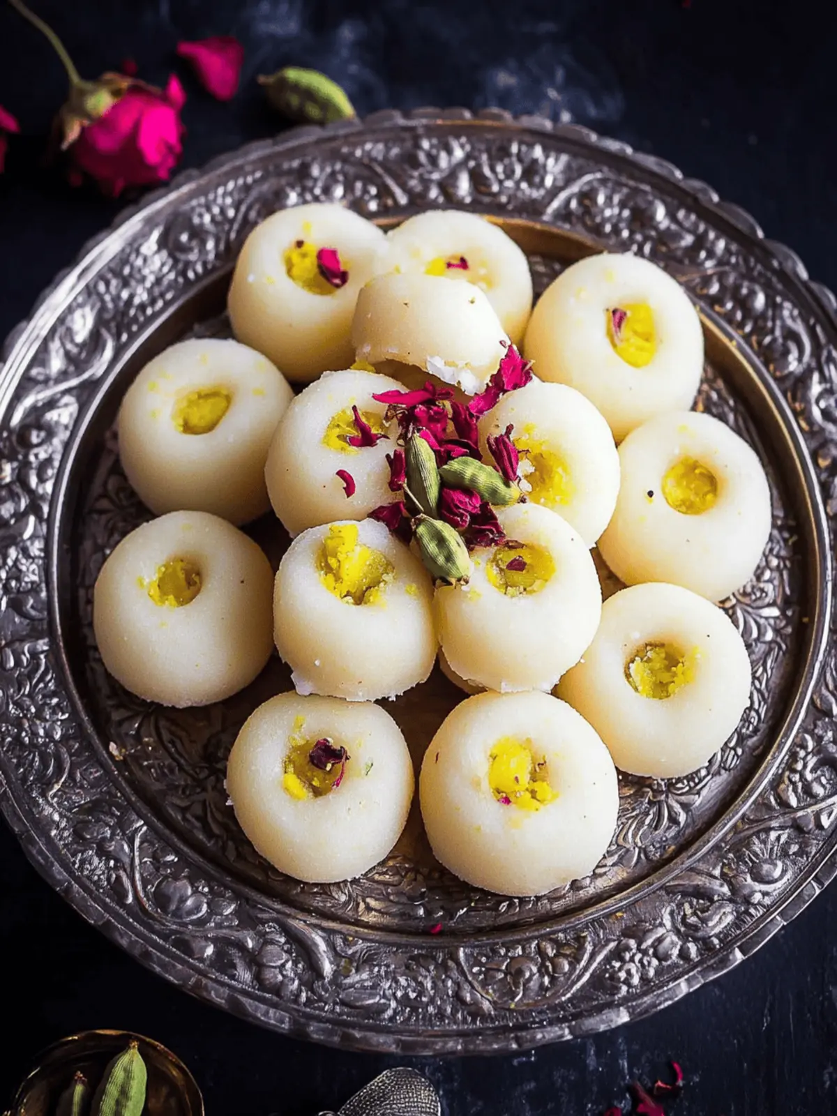 Coconut Cardamom Peda