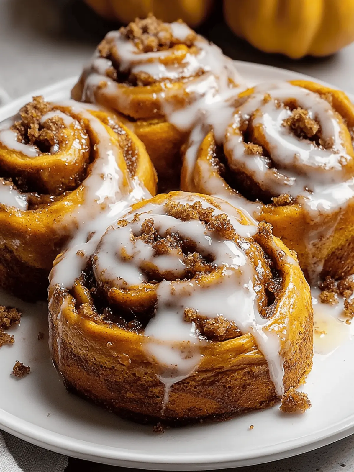 Pumpkin Chai Cinnamon Rolls